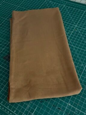 Faux Suede Fabric in Warm Camel Color